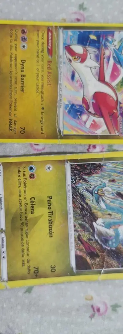 Deux cartes Pokémon