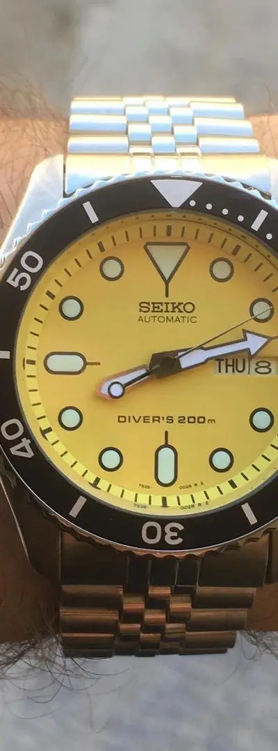Montre seiko plonge