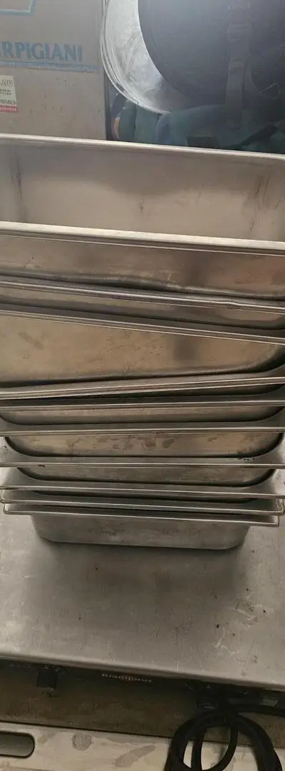 Bac vitrine à glace en inox d'origine 150