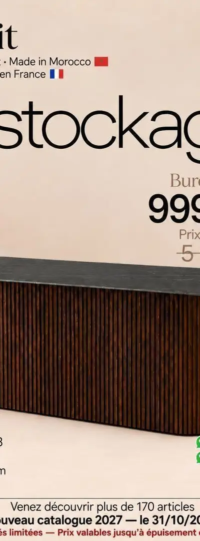 Bureau Signature — déstockage