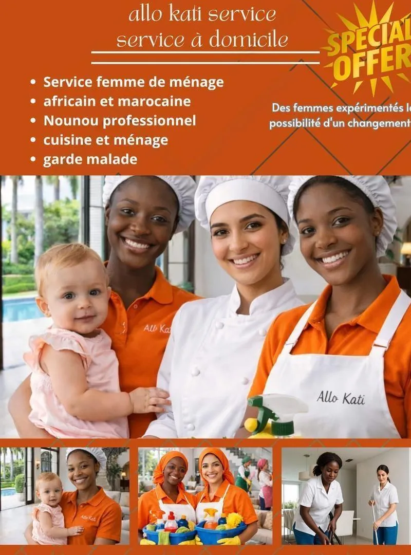 Femme polyvalente africaine et marocaine