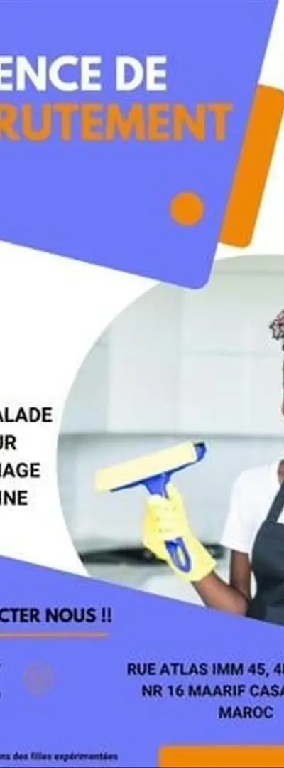 FEMME DE MENAGE NOUNOUS AIDE CUISINE