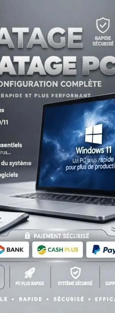 Formatage PC et Installation Windows à Casablanca