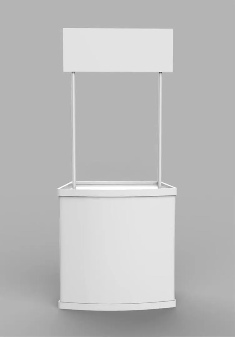 Comptoir Promotionnel Blanc - Stand Dégustation