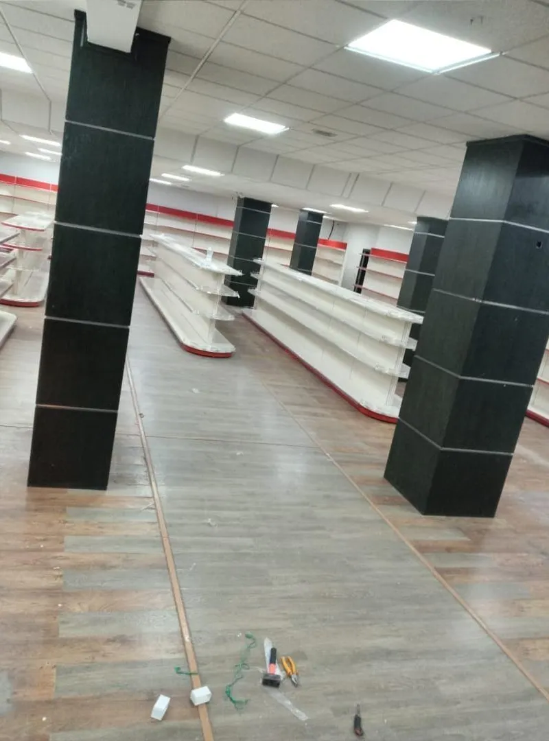 Rayonnage super marché