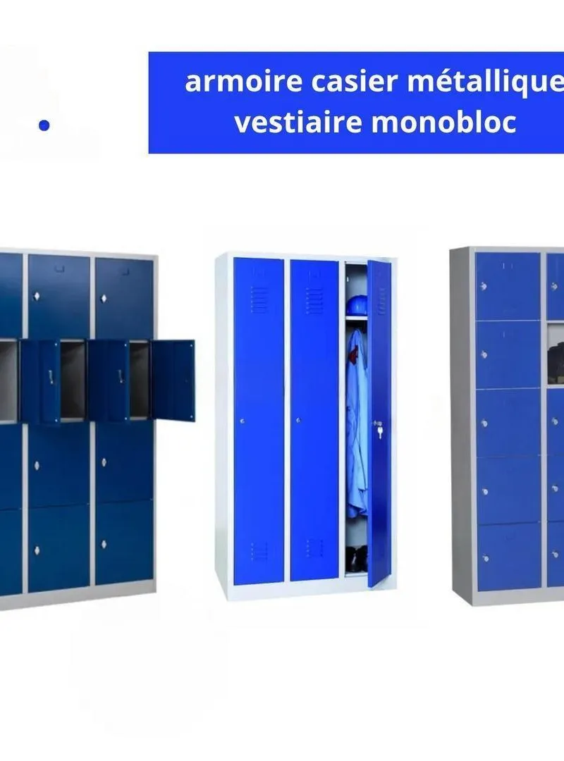 Casier métallique خزانة معدنية/vestiaire/armoire
