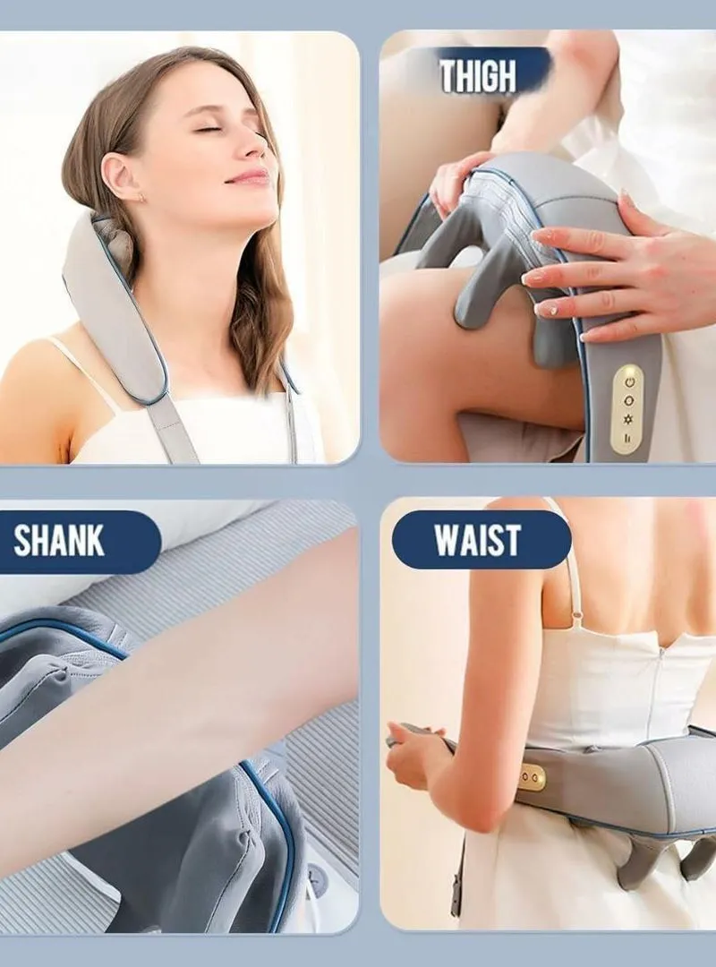 Appareil de massage intelligent pour le cou et les épaules (rechargeable)