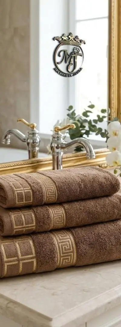 Serviettes de bain 3 pièces à prix abordable