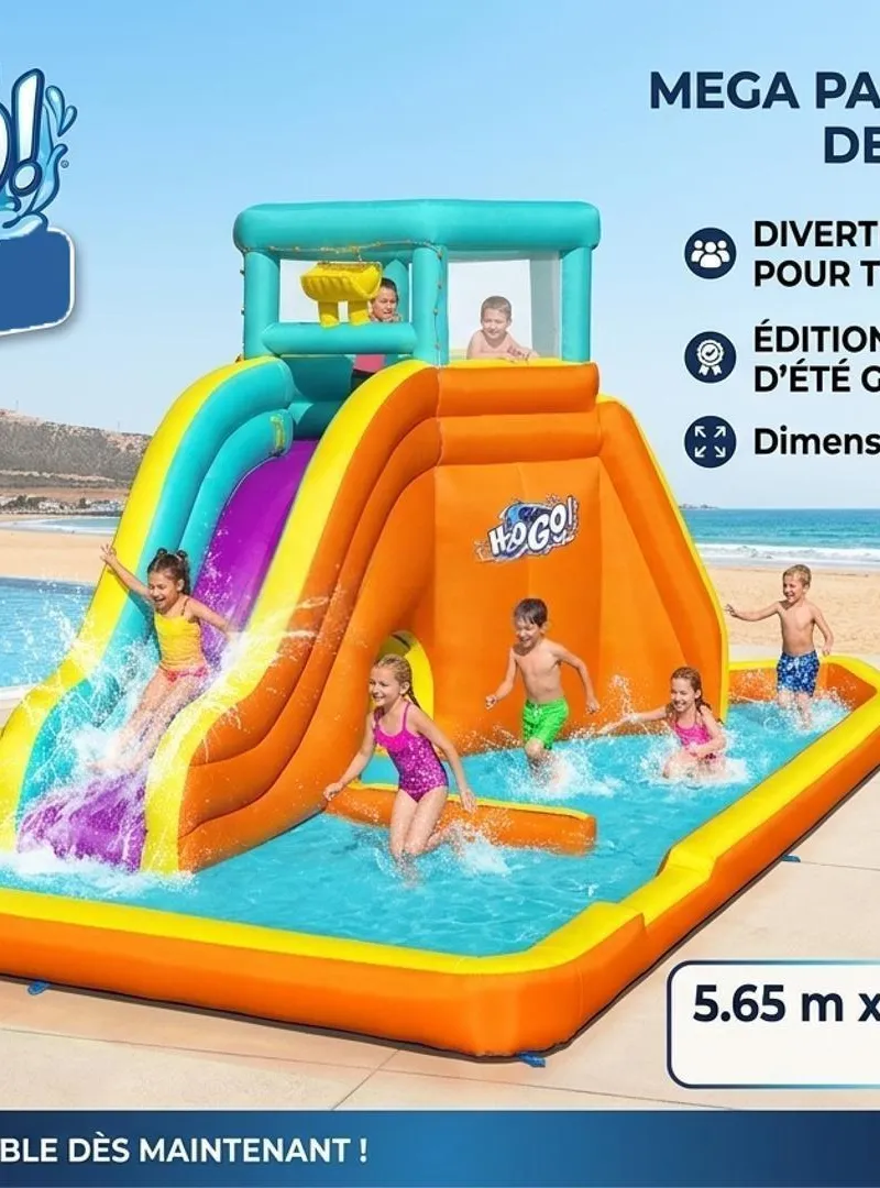 Parc Aquatique Gonflable -TIDAL- 5.65x 3.73x2.65M