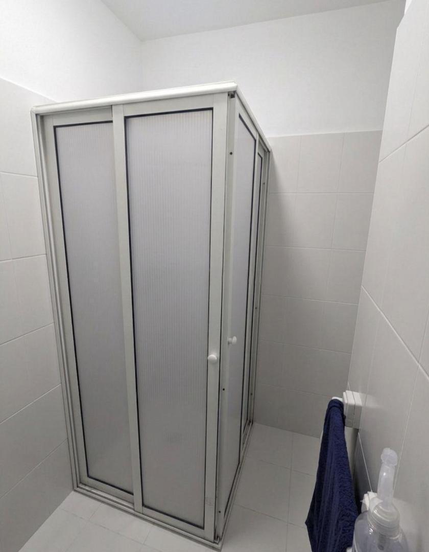 Cabine de douche aluminium 90cm/90cm