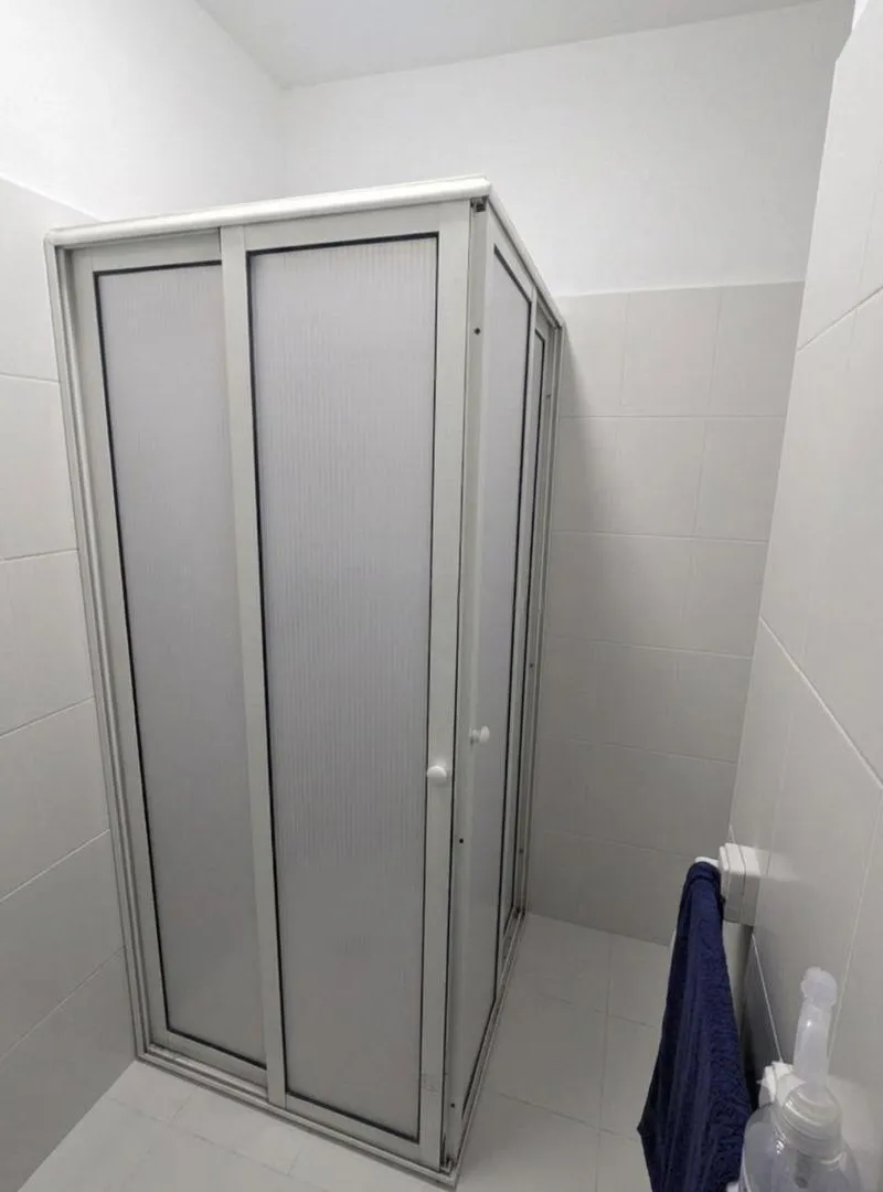 Cabine de douche aluminium 90cm/90cm
