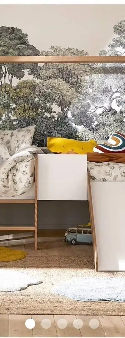 Lit cabane & toboggan pour enfants