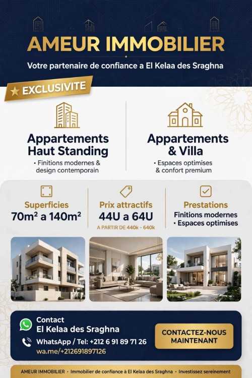 Appartement ht standing