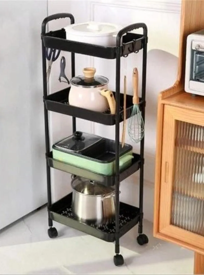 💫 ✅️ Chariot de rangement de cuisine avec roues pour fruits et légumes