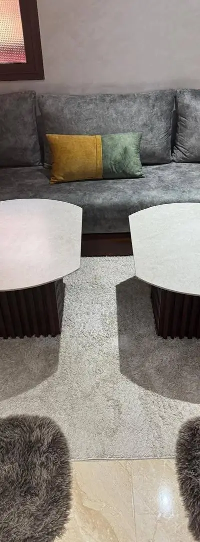✅2 table basse moderne en céramique