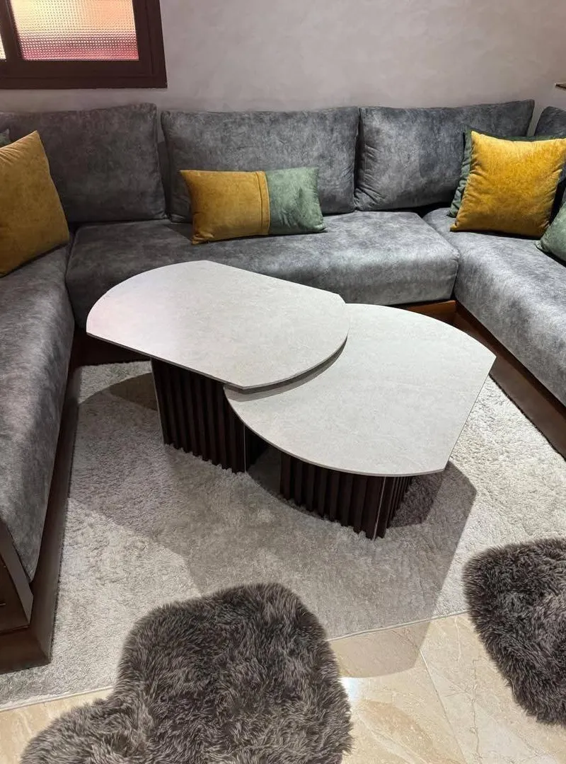 ✅2 tables basses modernes en céramique