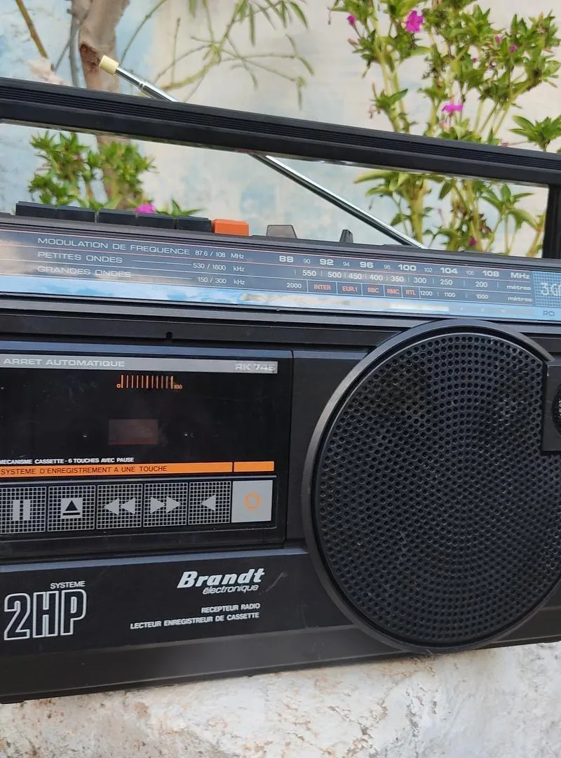 Boombox vintage Brandt des années 80