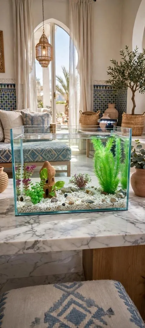🤍🩵🌿🌱🐟🐟 Aquariums pour poissons d'ornement