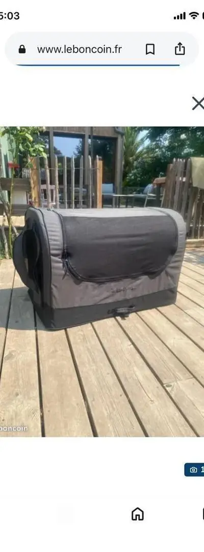 Niche chien chasse slognac pliable