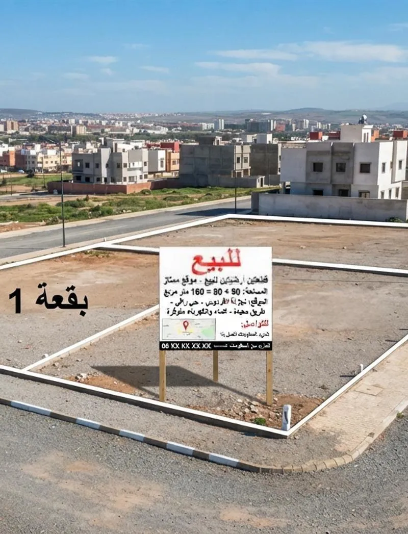Lots de terrain à vendre à prix raisonnable, quartier Al Nahda Extension, Chichaoua