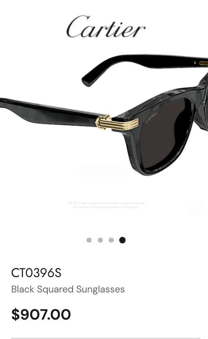 Lunettes Cartier originales à vendre