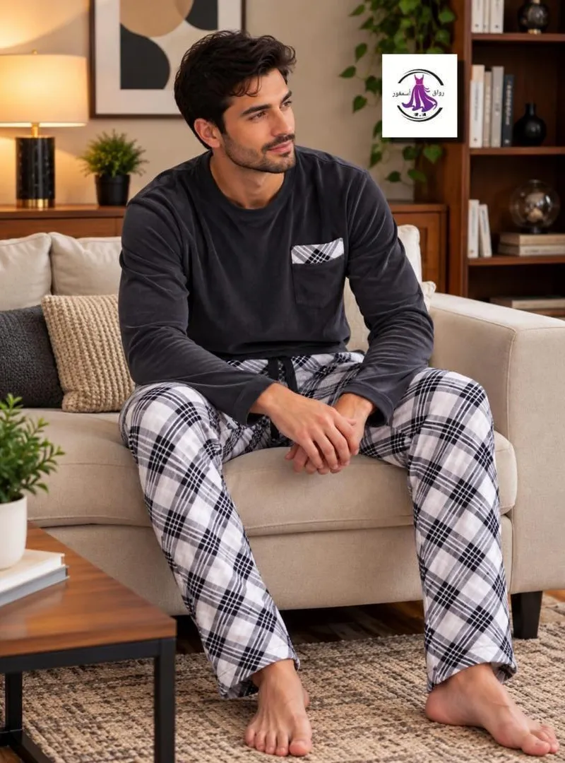 Pyjama d'hiver pour hommes
