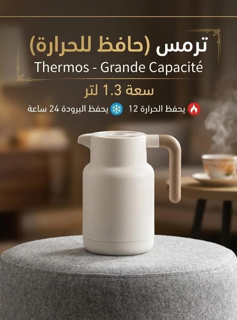 Thermos Isotherme 1,3 L – Conservateur de chaleur