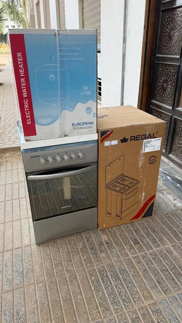 Pack cuisinière à gaz et chauffe-eau électrique