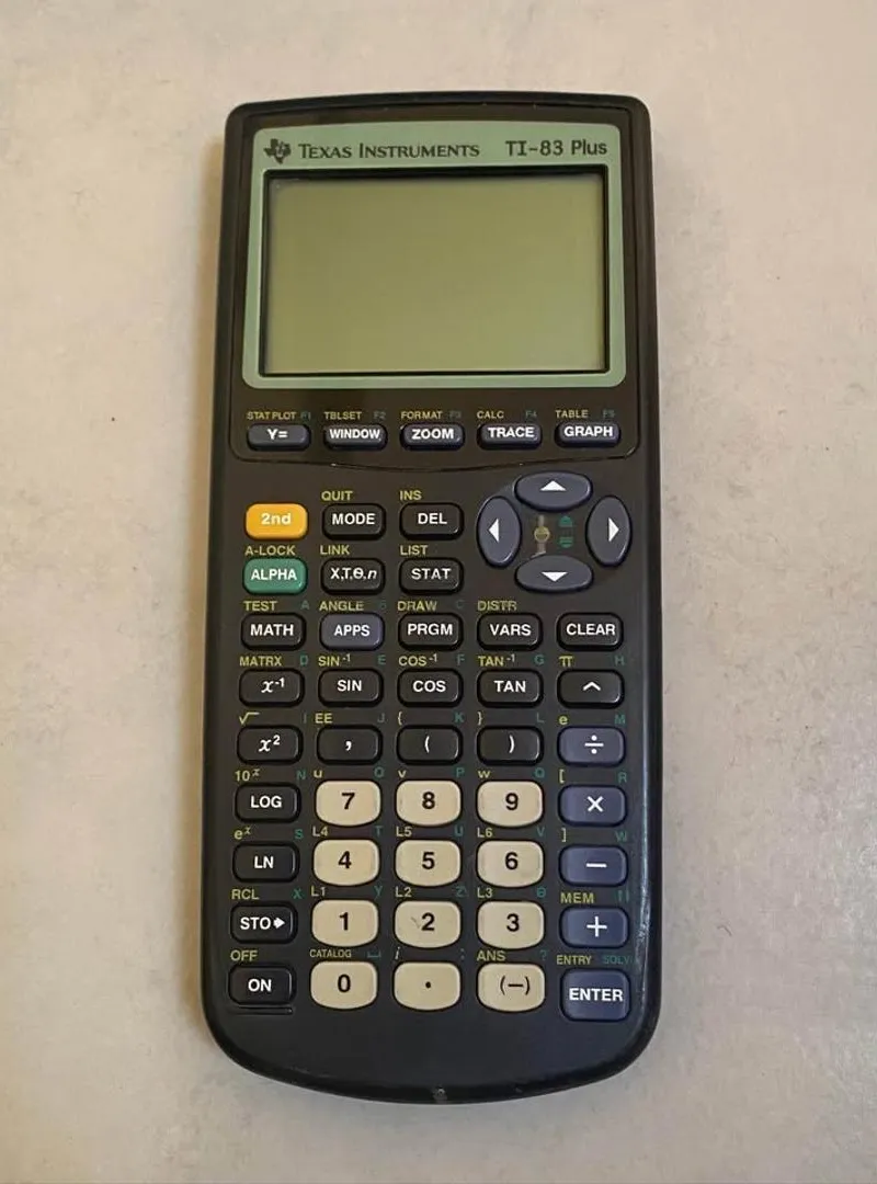 Calculatrice graphique Texas Instruments TI-83Plus