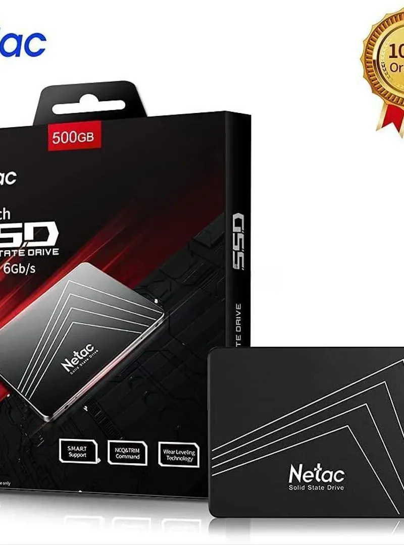 NEUF Disque Dur Netac SSD 500GB SATA III 6GB/S