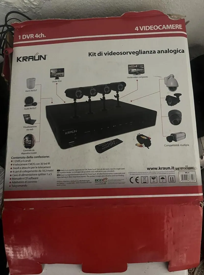 Boîte de 4 caméras Copli avec tout