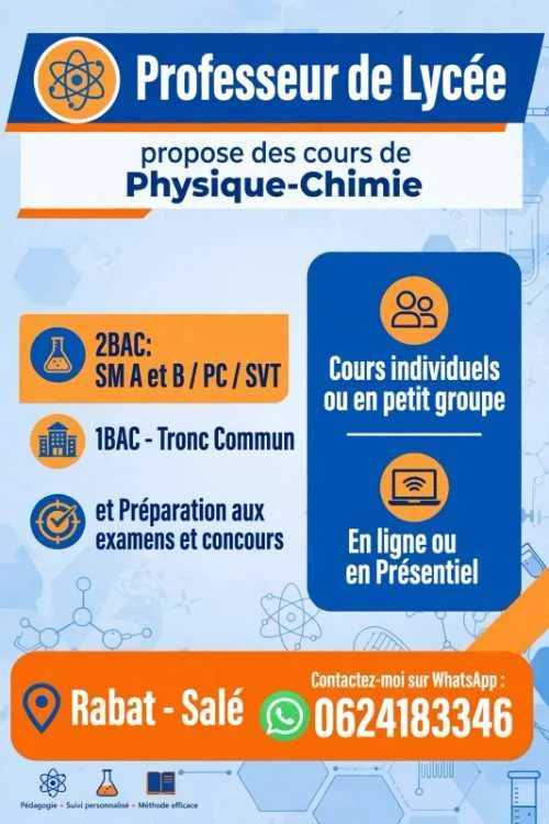cours de maths/physique-chimie (lycée collège)