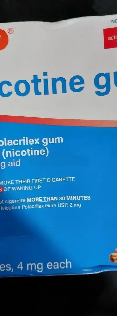 Chewing-gum pour arrêter de fumer