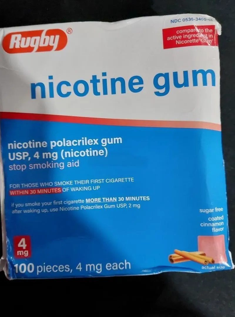 Chewing-gum pour arrêter de fumer