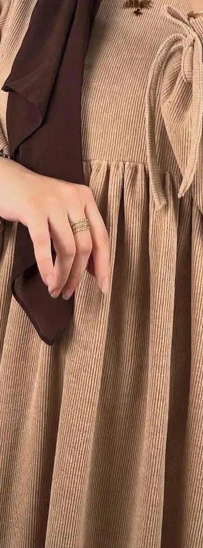 Robe d'hiver en velours côtelé 2026 - M à XXL