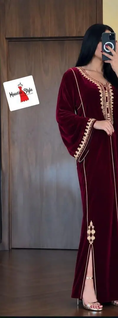 Caftan Mebre coupe parfaite pour mariages et occasions