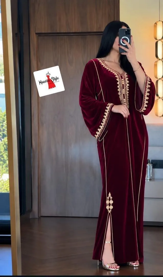 Caftan Mebre coupe parfaite pour mariages et occasions