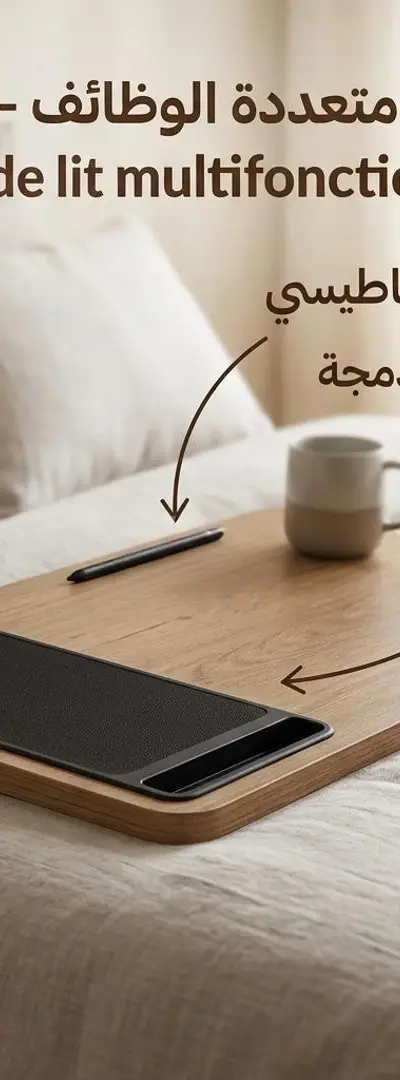 🚀 Table de lit multifonction – Table