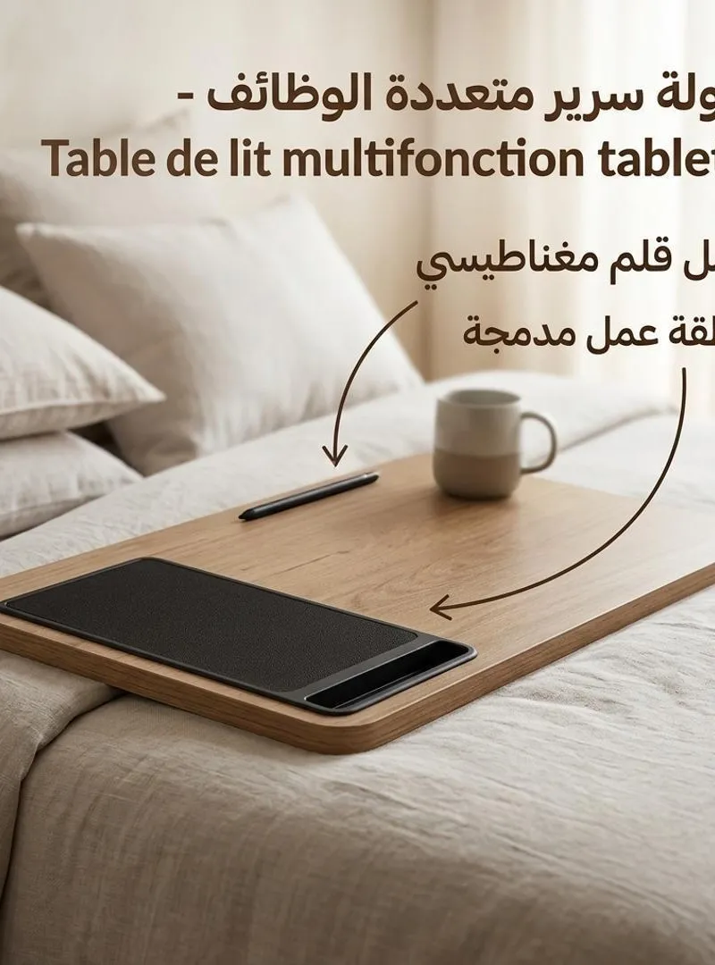 🚀 Table de lit multifonction – Table
