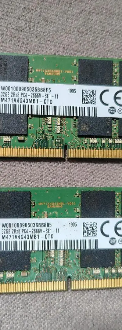2 RAM DDR4 32 Go