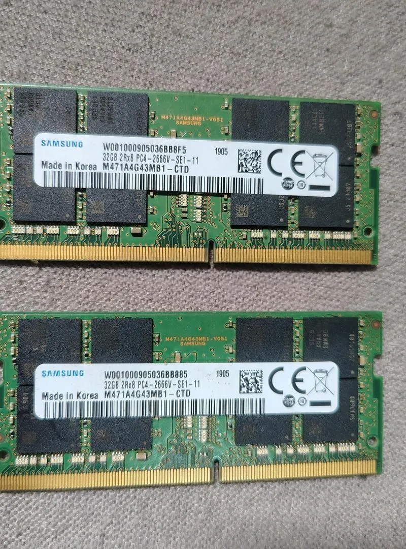 2 RAM DDR4 32 Go