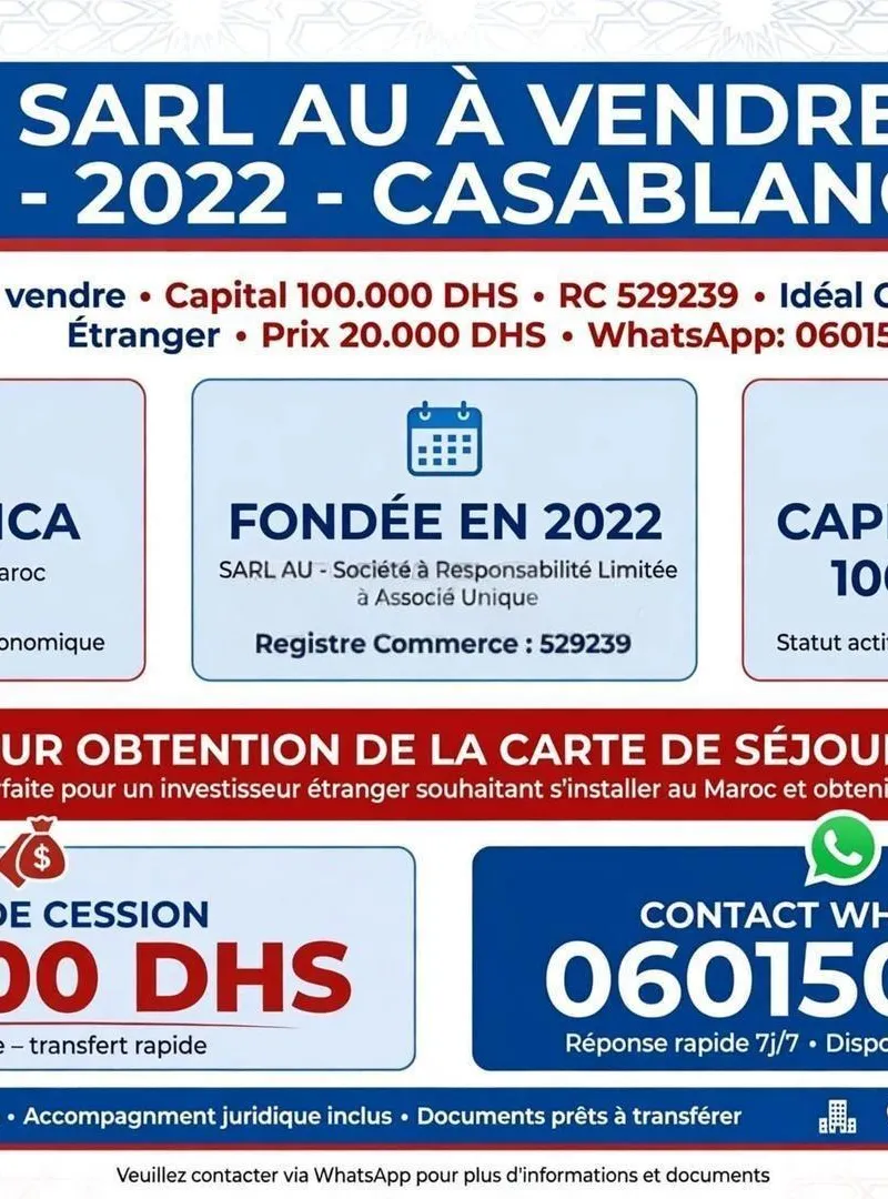 Société à vendre