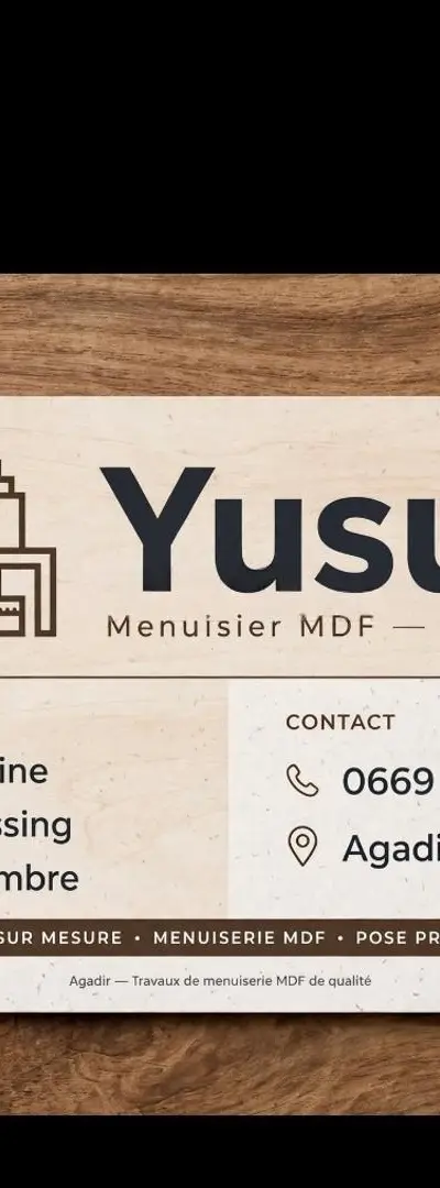 Réparation et installation de tous types de bois Tiquiouine Agadir