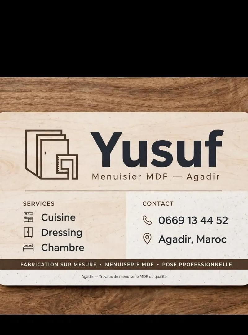 Réparation et installation de tous types de bois Tiquiouine Agadir