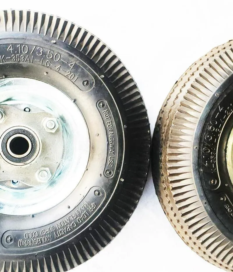 Roues gonflables pneumatiques
