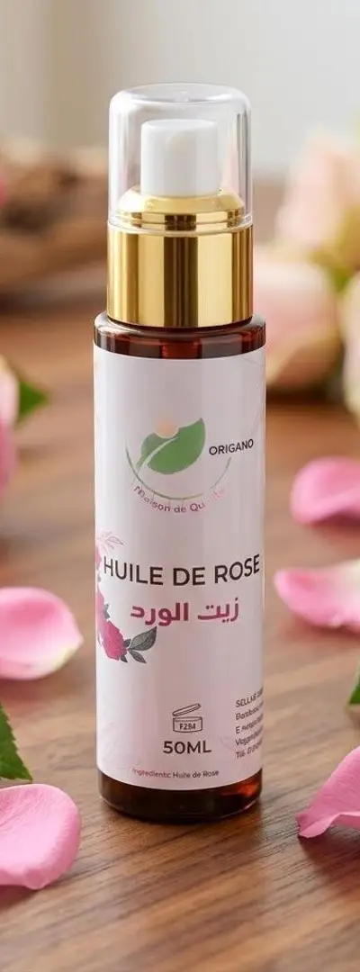 Huile de rose naturelle, pour la beauté et le soin de la peau
