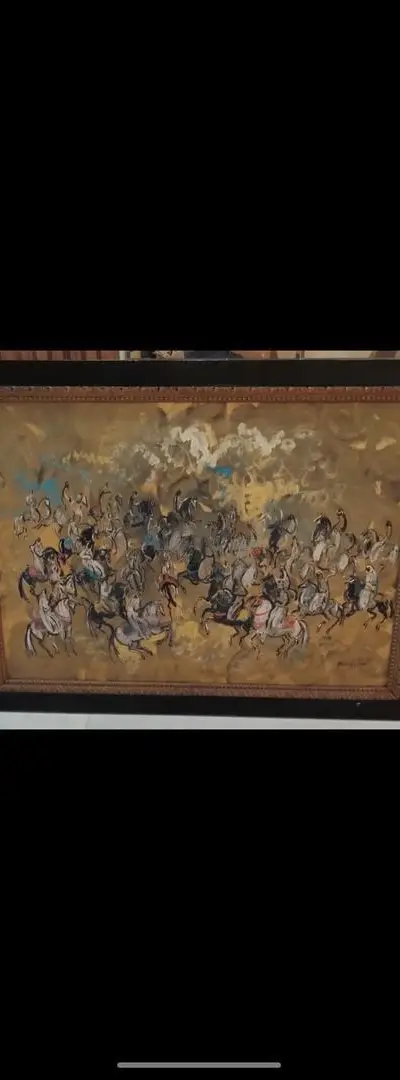 Tableaux signés Hassan El Glaoui