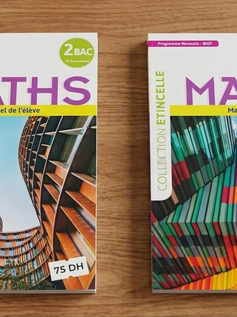 Livres scolaires de premier plan
