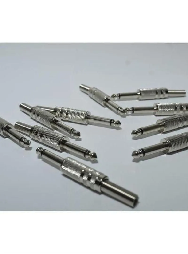 10x Fiche et connecteur audio Jack 6.35mm mono