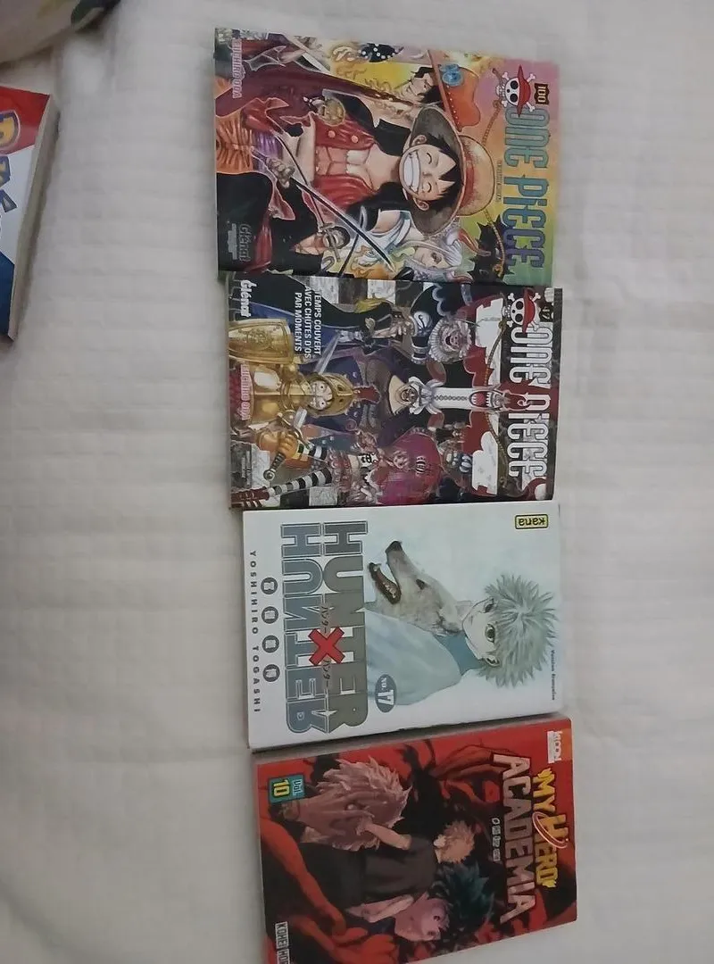 4 tomes de manga en très bon état (prix négociable)